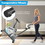 Costway 01487259 Magnetic Stationary Upright Exercise Bike with LCD Monitor and Pulse Sensor