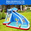 Costway 01642387 4-in-1 Inflatable Water Slide Park with Long Slide and 735W Blower