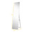Costway 01853647 Full Length Frameless Wall Mountable Floor Mirror-White