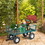 Costway 02135897 Heavy Duty Garden Utility Cart Wagon Wheelbarrow