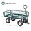 Costway 02135897 Heavy Duty Garden Utility Cart Wagon Wheelbarrow