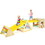 Costway 02364758 5 in 1 Kids Triangle Climber Play Gym Set with 2 Ramps