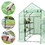 Costway 02631587 8 shelves Mini Walk In Greenhouse Outdoor Gardening Plant Green House