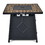 Costway 03241758 40 000 BTU 28 Inches Propane Gas Fire Pit Table With Cover