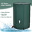 Costway 03572146 100 Gallon Portable Rain Barrel Water Collector Tank with Spigot Filter