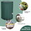 Costway 03572146 100 Gallon Portable Rain Barrel Water Collector Tank with Spigot Filter