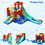 Costway 03594186 9-in-1 Inflatable Kids Water Slide Bounce House without Blower