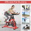 Costway 03851269 Exercise Bike with 30lbs Steel Flywheel