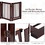 Costway 04265839 30 Inch Configurable Folding 4 Panel Wood Fence