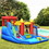 Costway 04358162 Inflatable Bounce House Splash Pool with Water Climb Slide Blower included