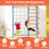 Costway 04635721 7 In 1 Kids Indoor Gym Playground Swedish Wall Ladder-Yellow