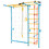 Costway 04635721 7 In 1 Kids Indoor Gym Playground Swedish Wall Ladder-Yellow