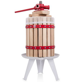 Costway 05748261 1.6 Gallon Fruit Wine Press Cider Juice Maker Tool