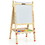 Costway 05783946 Kids Art Easel with Paper Roll Double-Sided Regulable Drawing Easel Plank