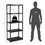 Costway 06152948 5-Tier Storage Shelving Freestanding Heavy Duty Rack in Small Space or Room Corner