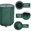 Costway 06249718 60 Gallon Portable Collapsible Rain Barrel Water Collector