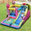 Costway 06435982 Sweet Candy Inflatable Bounce House with Water Slide and 480W Blower