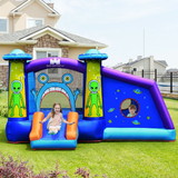 Costway 07632418 Kids Inflatable Bounce House Aliens Jumping Castle Without Blower