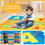 Costway 07953182 Kids Foam Interlocking Puzzle Play Mat with Alphabet and Numbers 72 Pieces Set