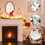 Costway 08419532 9 Feet Pre-Lit Artificial Christmas Garland with 50 LED Lights