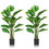 Costway 09417836 2 Pieces 5 Feet Artificial Monstera Tree Set