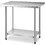 Costway 09627851 24 x 36 Inch Stainless Steel Commercial Kitchen Food Prep Table