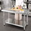 Costway 09627851 24 x 36 Inch Stainless Steel Commercial Kitchen Food Prep Table