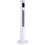 Costway 09637821 Portable 48 Inch Oscillating Standing Bladeless Tower Fans with 3 Speeds Remote Control-White