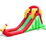 Costway 10236497 Inflatable Water Slide Bounce House with Climbing Wall and Jumper without Blower