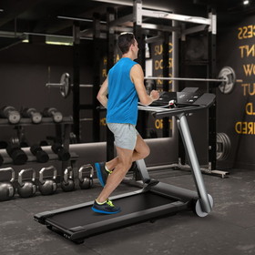 Costway 10867524 Italian Designed Folding Treadmill with Heart Rate Belt and Fatigue Button