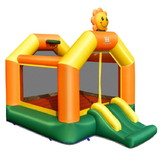 Costway 10936247 Kids Inflatable Bounce Jumping Castle House with Slide without Blower