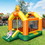 Costway 10936247 Kids Inflatable Bounce Jumping Castle House with Slide without Blower