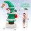 Costway 12075469 8 Feet Inflatable Christmas Tree with Santa Claus