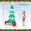 Costway 12356978 6 Feet Tall Blow up Christmas Tree with 3 Gift Boxes