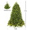 Costway 12648305 7.5 Feet Artificial Fir Christmas Tree with LED Lights and 1968 Branch Tips
