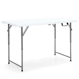 Costway 13856904 3-Level Height Adjustable Folding Table
