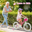 Costway 13986475 Kids Bicycle 18 Inch Toddler and Kids Bike with Training Wheels for 6-8 Year Old Kids-Pink