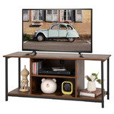 Costway 14609235 Mid-Century TV stand Media Console Table with Adjustable Shelf