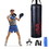 Costway 14925608 5 Pieces 40Lbs Filled Punching Boxing Set with Jump Rope and Gloves