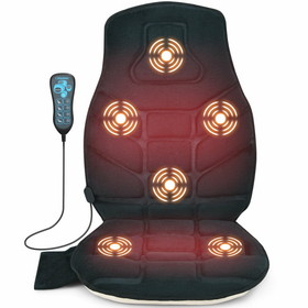 Costway 15082743 Seat Cushion Massager with Heat and 6 Vibration Motors for Home