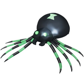 Costway 15239784 6 Feet Halloween Inflatable Blow-Up Spider