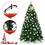 Costway 15328674 7.5 Feet Hinged Artificial Christmas Tree with Solid Metal Stand