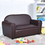 Costway 15684902 Kids Sofa Armrest Chair with Storage Function
