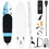 Costway 16038974 10 Feet Inflatable Stand Up Paddle Board with Carry Bag