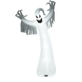 Costway 16480359 12 Feet Halloween Inflatable Spooky Ghost with Blower and LED Lights