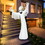 Costway 16480359 12 Feet Halloween Inflatable Spooky Ghost with Blower and LED Lights