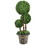 Costway 16952037 30 Inch Artificial Topiary Triple Ball Tree Indoor and Outdoor UV Protection