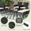Costway 16983574 8 Pieces Patio Wicker Conversation Set with 2 Coffee Tables and 2 Ottomans