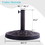 Costway 17643089 30lbs 18 Inches Heavy Duty Outdoor Patio Market Umbrella Base