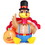 Costway 18026345 6 Feet Thanksgiving Inflatable Turkey with Pumpkin Fall Harvest Decor with Lights